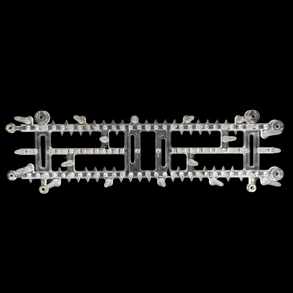ProNet polycarbonate monkey spikes with long spike strip design for balcony and boundary wall protection