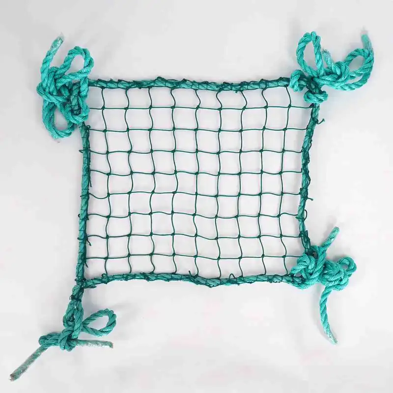 ProNet construction safety net with 50 MM hole and green HDPE mesh for construction-site protection