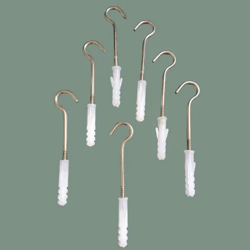 Stainless Steel J Hooks With Roll Plug (100)